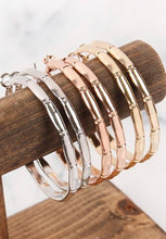 Load image into Gallery viewer, Bamboo Hoop Earrings
