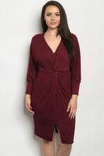 Load image into Gallery viewer, Plus Size Long Sleeve Dress
